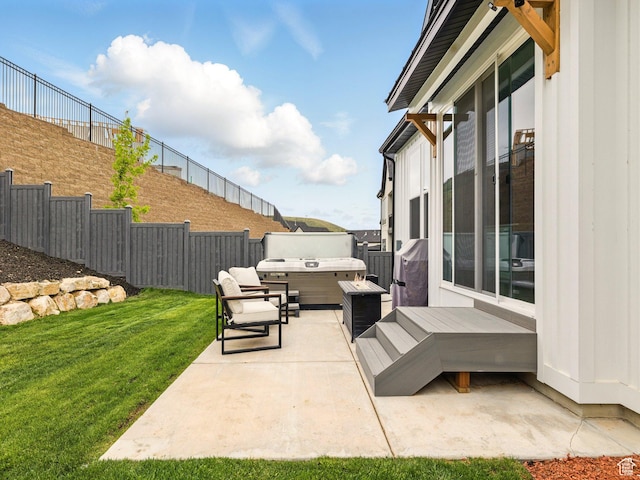 6062 N Fox Canyon Rd, Lehi, UT 84043 - view of patio with a wooden deck