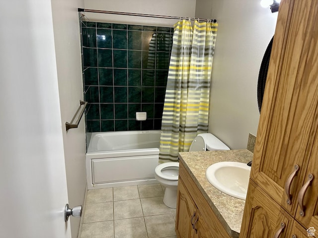 1170 S Foothill Dr Unit 311, Salt Lake City, UT 84108 - bathroom featuring tile patterned floors, shower / tub combo, and vanity