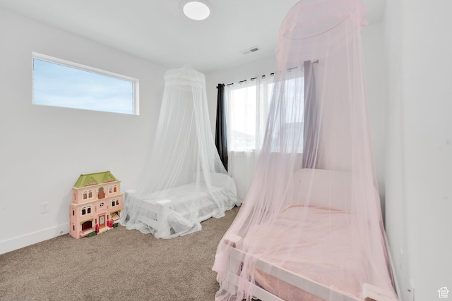 1373 E Bell Buoy Way S, Eagle Mountain, UT 84005 - carpeted bedroom featuring visible vents, multiple windows, and baseboards