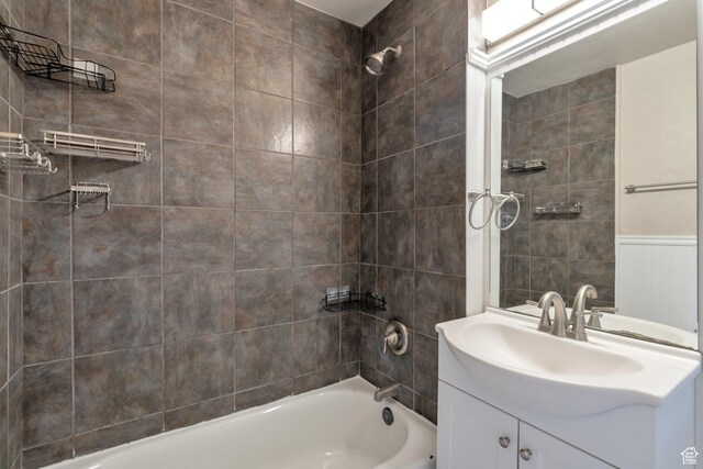 252 E 31st S, Ogden, UT 84401 - bathroom featuring bathtub / shower combination and vanity