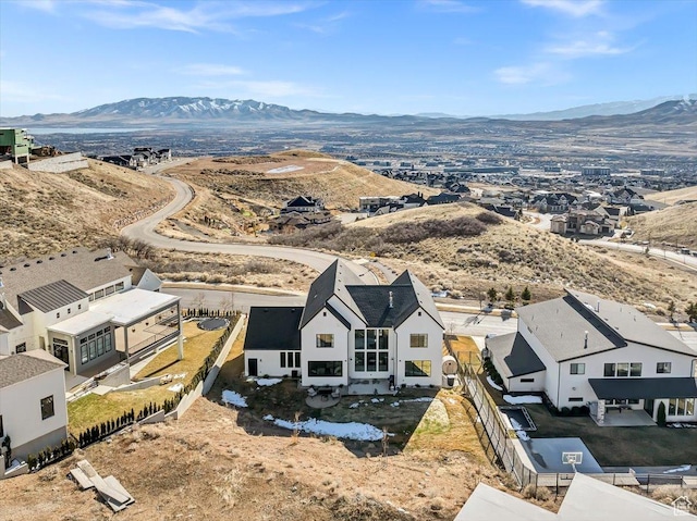 4875 N Vialetto Way, Lehi, UT 84043 - aerial view with a mountain view and a residential view