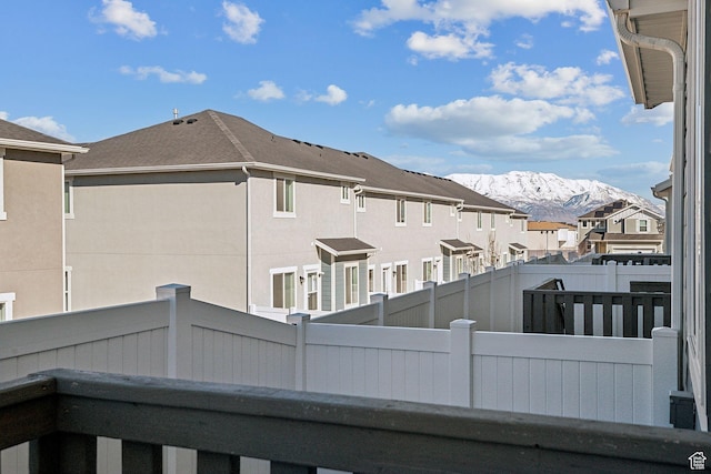4905 E Lake Corner Dr, Eagle Mountain, UT 84005 - balcony featuring a residential view and a mountain view