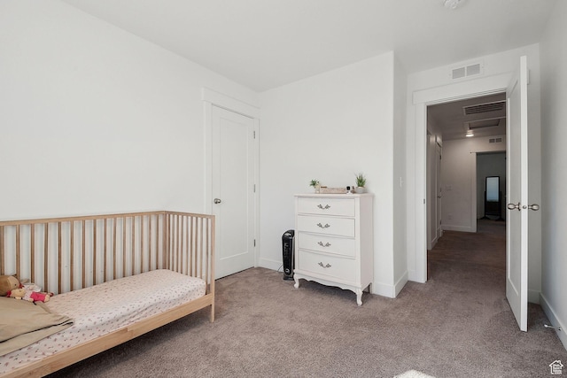 4905 E Lake Corner Dr, Eagle Mountain, UT 84005 - bedroom with baseboards, visible vents, and light carpet