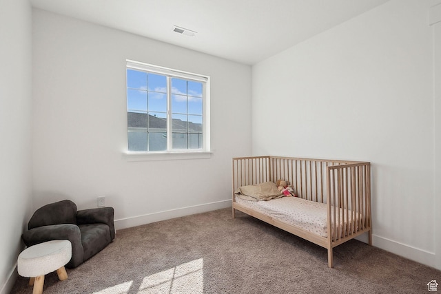 4905 E Lake Corner Dr, Eagle Mountain, UT 84005 - bedroom with visible vents, baseboards, and carpet flooring