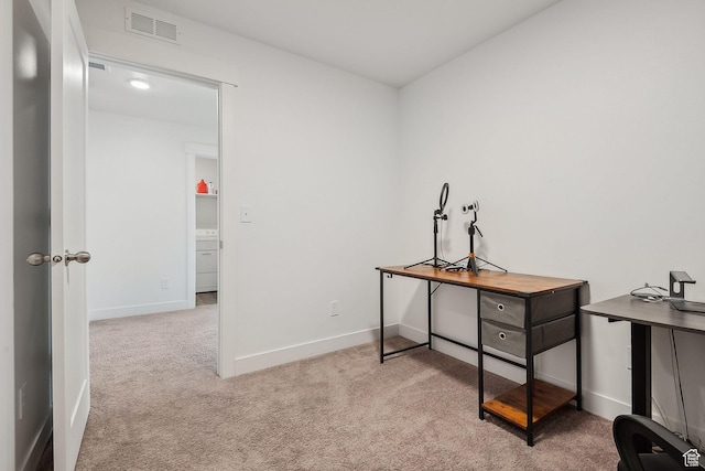 4905 E Lake Corner Dr, Eagle Mountain, UT 84005 - office space with visible vents, light carpet, and baseboards