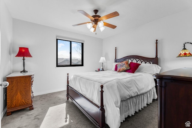 3265 N 1050 W, Pleasant View, UT 84414 - carpeted bedroom featuring baseboards and ceiling fan