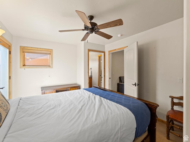 2 Desert Wind Dr Unit 2, Moab, UT 84532 - carpeted bedroom with a ceiling fan