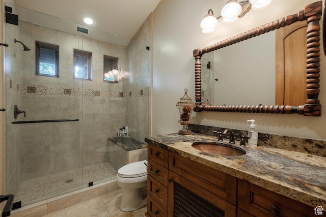 8376 E Aspen Rdg Unit 44, Heber City, UT 84032 - bathroom featuring vanity and a stall shower
