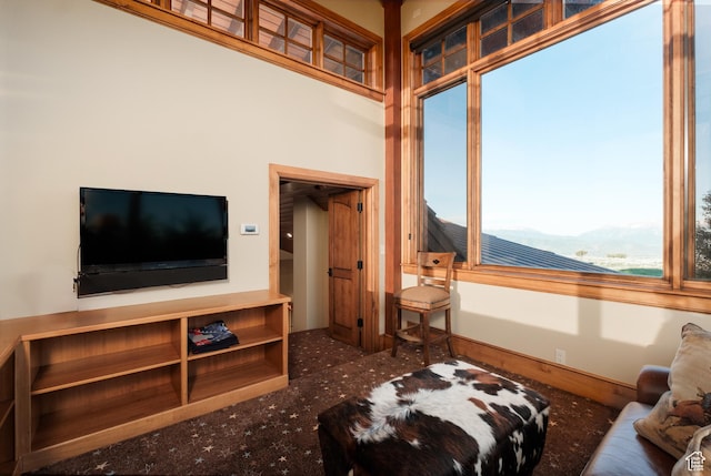 8376 E Aspen Rdg Unit 44, Heber City, UT 84032 - living room with a mountain view and baseboards
