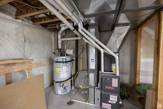 1997 E Abbey Way S, Eagle Mountain, UT 84005 - utility room featuring secured water heater