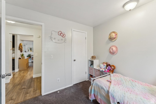 bedroom with baseboards