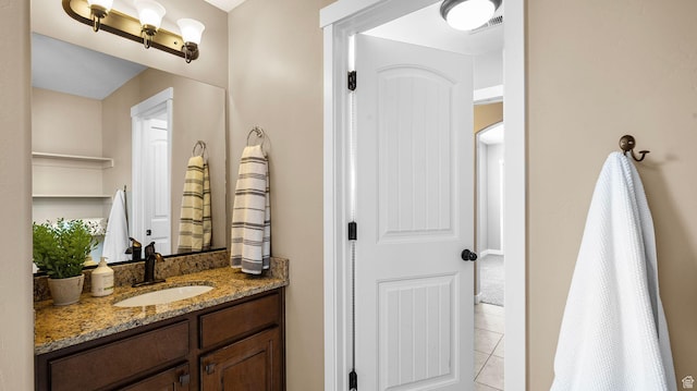 69 W Grove Creek Cir N, Farmington, UT 84025 - bathroom with tile patterned flooring and vanity