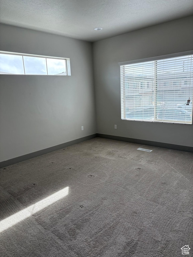 12734 S 1630 W, Riverton, UT 84065 - empty room with baseboards, carpet flooring, and a textured ceiling