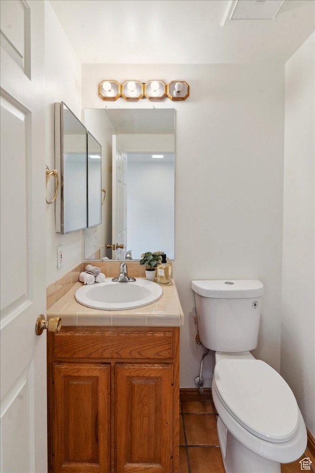 1231 E Brickyard Rd Unit 505, Millcreek, UT 84106 - bathroom featuring vanity and tile patterned floors