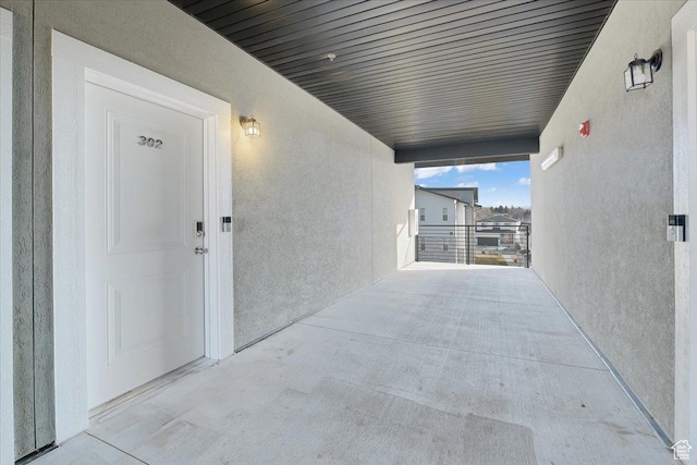view of patio / terrace featuring a balcony