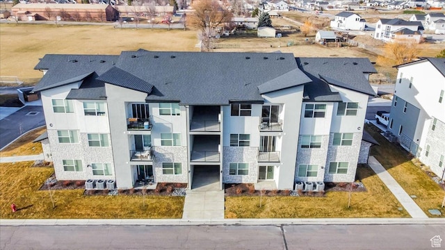 drone / aerial view featuring a residential view