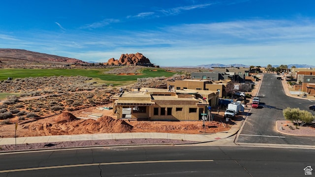 5435 W Sand Ridge Dr, Hurricane, UT 84737 - aerial view with a mountain view