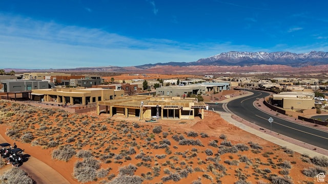 5435 W Sand Ridge Dr, Hurricane, UT 84737 - aerial view featuring a mountain view