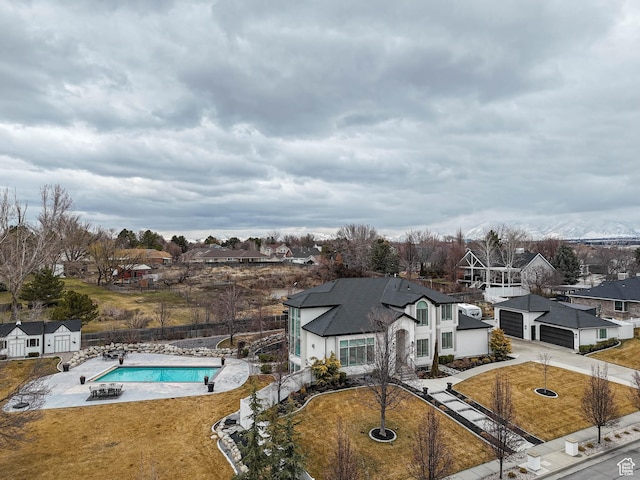 1146 W Jordan River Dr, South Jordan, UT 84095 - bird's eye view featuring a residential view