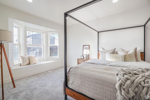 865 W 1800 N, Mapleton, UT 84664 - carpeted bedroom with visible vents, recessed lighting, and baseboards