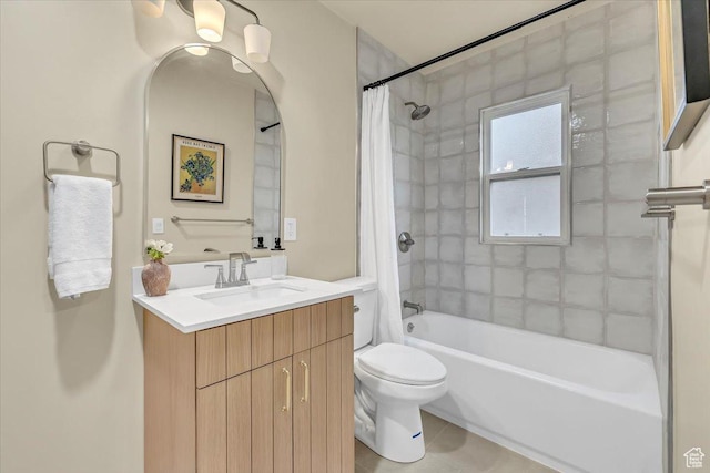 1662 E Browning Ave, Salt Lake City, UT 84105 - bathroom featuring vanity, toilet, and shower / bath combo