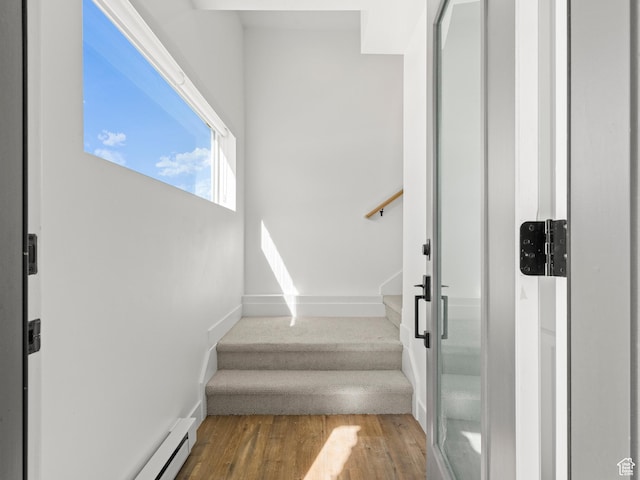 1151 Gambel Oak Way Unit 54, Park City, UT 84098 - stairway featuring baseboards and wood finished floors