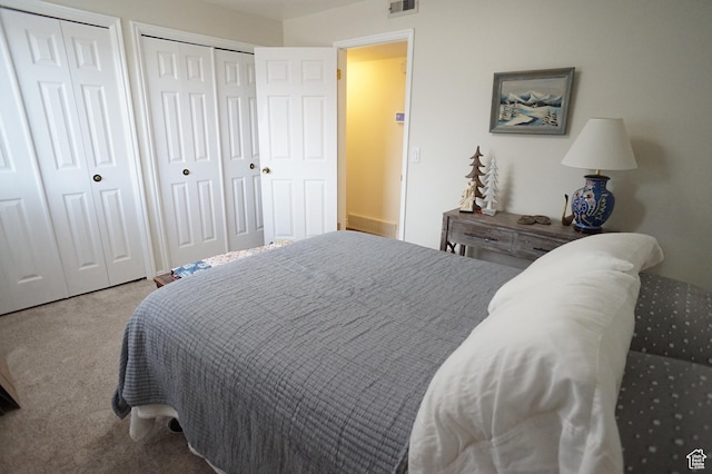 6835 S Larabrook Way, West Jordan, UT 84084 - bedroom with visible vents, multiple closets, and carpet