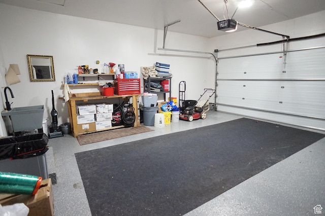 6835 S Larabrook Way, West Jordan, UT 84084 - garage with a garage door opener