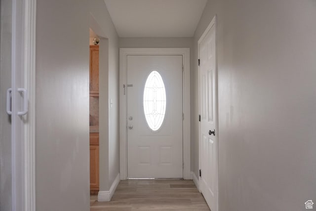 1993 W 4200 S, Roy, UT 84067 - doorway to outside with light wood finished floors