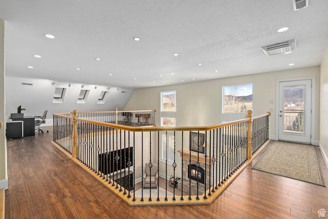 5798 W 11350 N, Highland, UT 84003 - corridor featuring recessed lighting, baseboards, and hardwood / wood-style floors