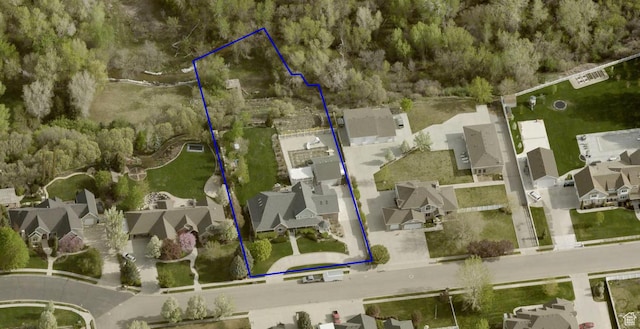 5798 W 11350 N, Highland, UT 84003 - drone / aerial view with a residential view
