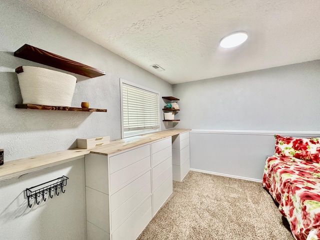 2964 W 5775 S, Roy, UT 84067 - bedroom featuring baseboards, light carpet, a textured ceiling, and visible vents