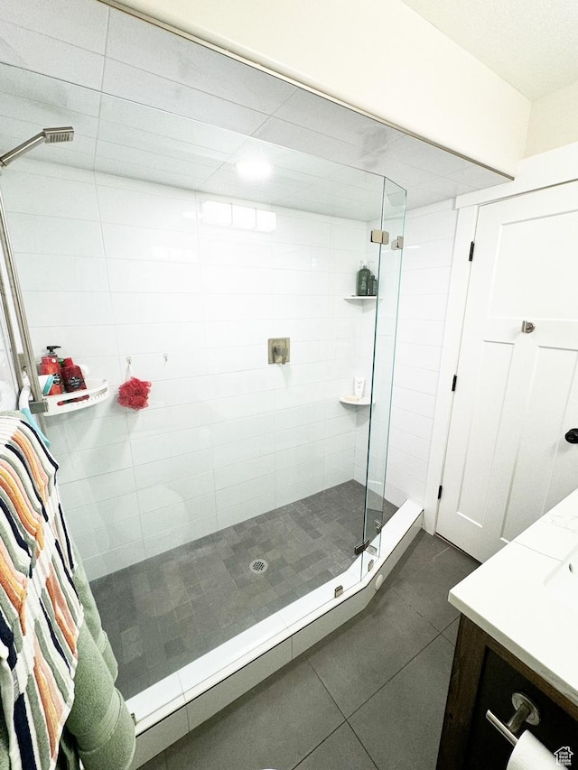5517 S 6800 W, Hooper, UT 84315 - bathroom featuring tile patterned flooring and a stall shower