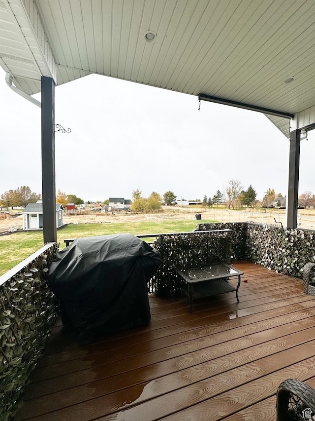 5517 S 6800 W, Hooper, UT 84315 - wooden terrace featuring grilling area