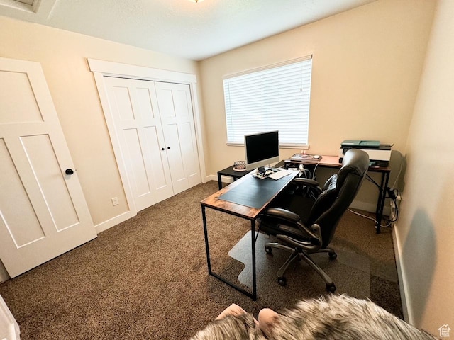5517 S 6800 W, Hooper, UT 84315 - office space with baseboards and dark colored carpet