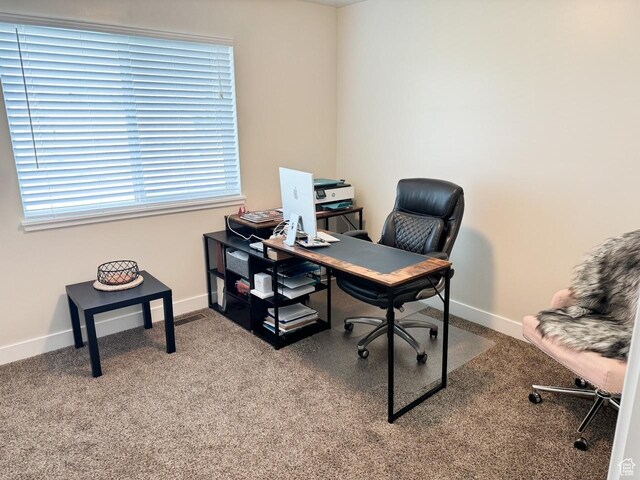5517 S 6800 W, Hooper, UT 84315 - home office featuring carpet flooring and baseboards