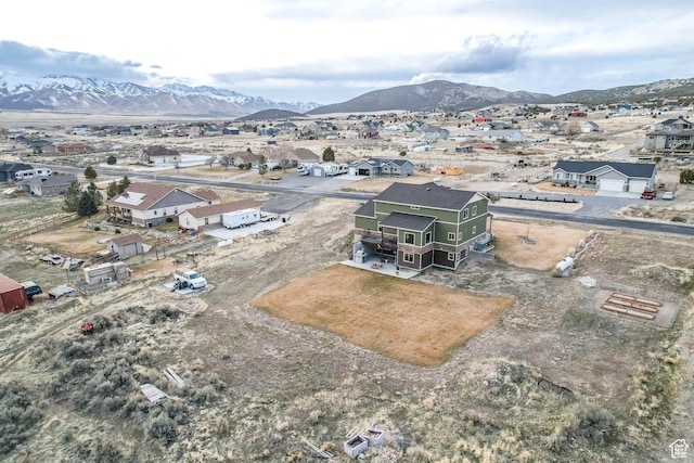 2409 W Rim Rock Dr, Stockton, UT 84071 - bird's eye view with a mountain view and a residential view