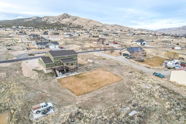 2409 W Rim Rock Dr, Stockton, UT 84071 - birds eye view of property featuring a mountain view