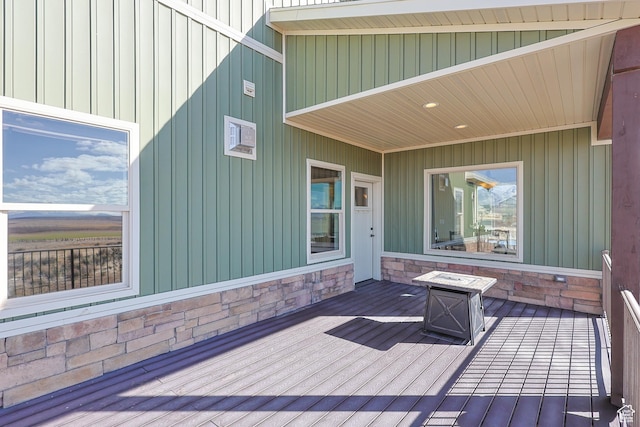 2409 W Rim Rock Dr, Stockton, UT 84071 - view of wooden terrace