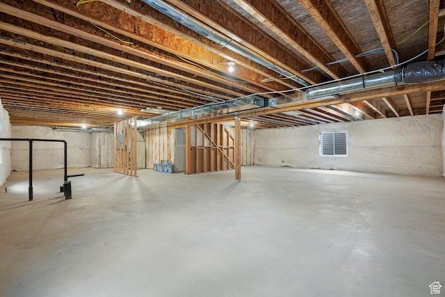 6317 W Cape Ridge Ln, West Valley City, UT 84128 - view of unfinished basement