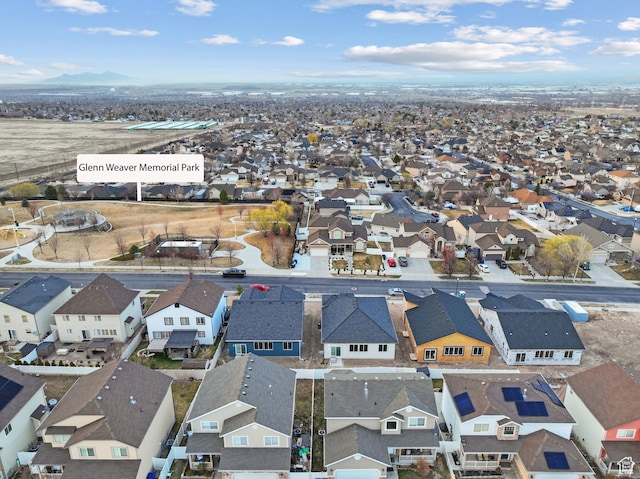 6317 W Cape Ridge Ln, West Valley City, UT 84128 - drone / aerial view featuring a residential view