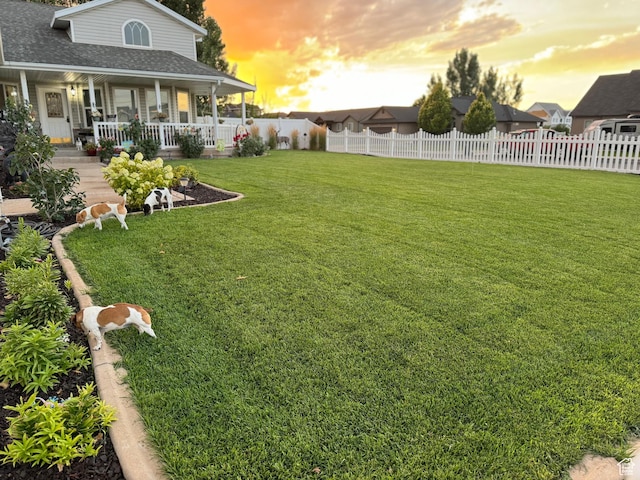2922 S 500 E, Vernal, UT 84078 - view of yard featuring covered porch