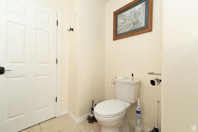2922 S 500 E, Vernal, UT 84078 - bathroom featuring tile patterned flooring, toilet, and baseboards