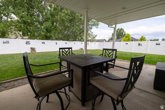 2922 S 500 E, Vernal, UT 84078 - view of patio / terrace featuring outdoor dining space