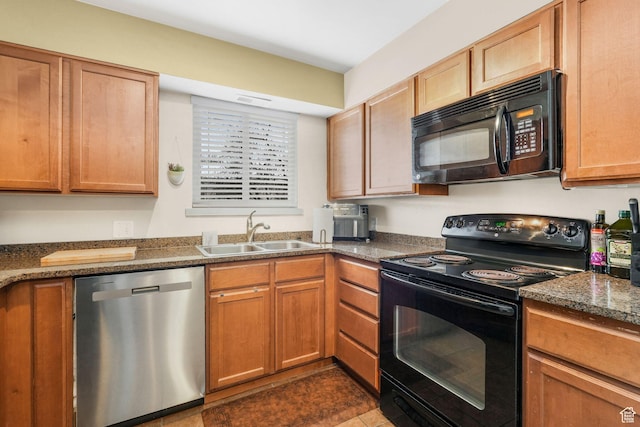 856 E Cedar Pine Ct Unit 21, Salt Lake City, UT 84106 - kitchen featuring black appliances and a sink