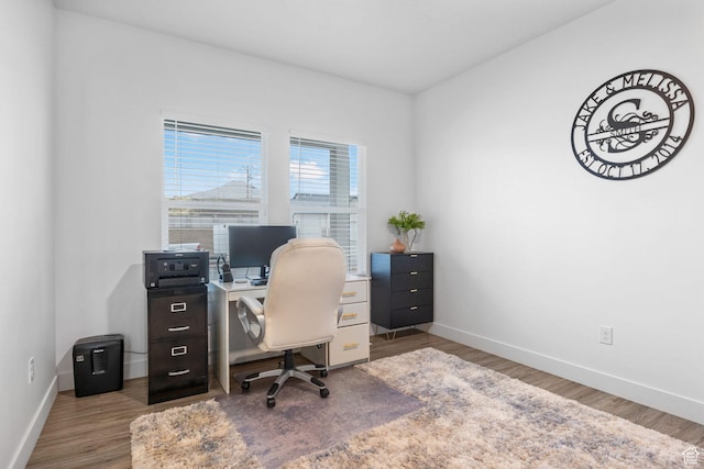 7382 W Butter Hollow Cir, Herriman, UT 84096 - office space featuring baseboards and wood finished floors