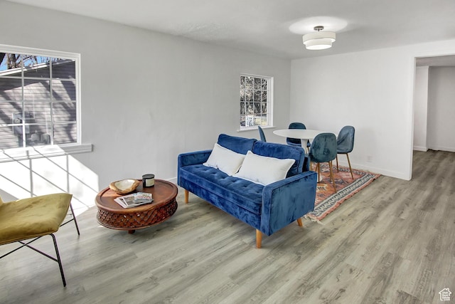 1278 E 22nd St S, Ogden, UT 84401 - living area featuring wood finished floors and baseboards