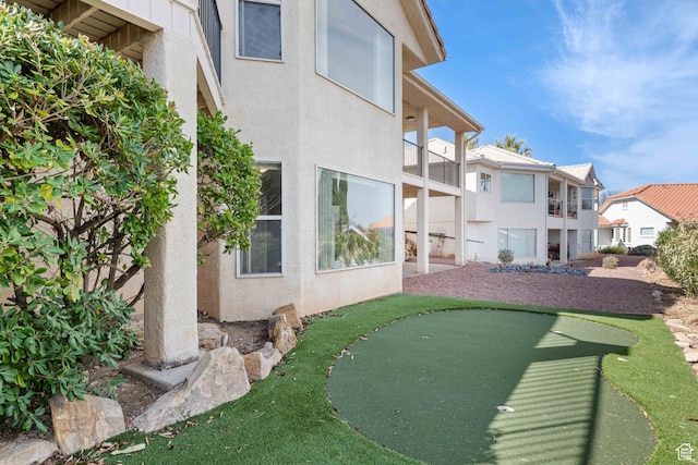 exterior space featuring a residential view