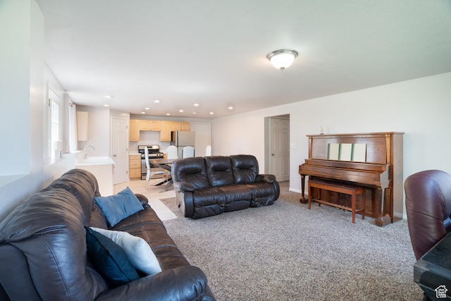 2581 W 2675 N, Farr West, UT 84404 - living area with recessed lighting and light carpet