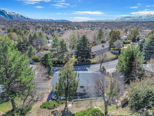 2605 E Portsmouth Ave S, Cottonwood Heights, UT 84121 - drone / aerial view with a mountain view